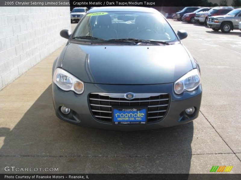 Graphite Metallic / Dark Taupe/Medium Taupe 2005 Chrysler Sebring Limited Sedan