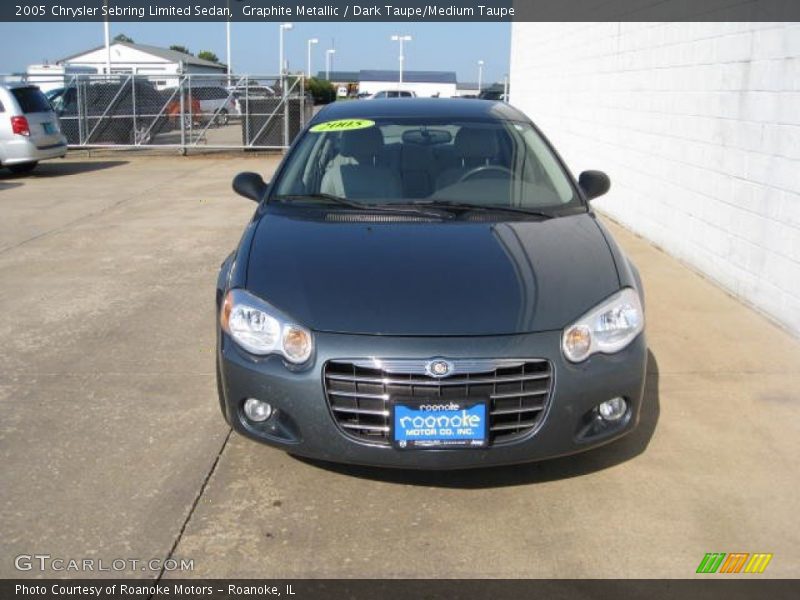 Graphite Metallic / Dark Taupe/Medium Taupe 2005 Chrysler Sebring Limited Sedan