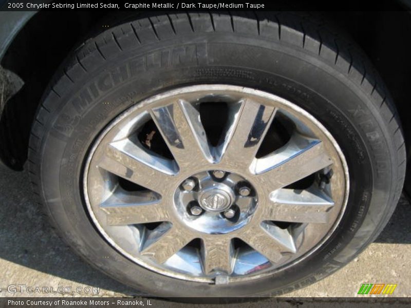 Graphite Metallic / Dark Taupe/Medium Taupe 2005 Chrysler Sebring Limited Sedan
