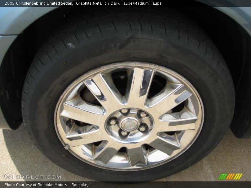 Graphite Metallic / Dark Taupe/Medium Taupe 2005 Chrysler Sebring Limited Sedan