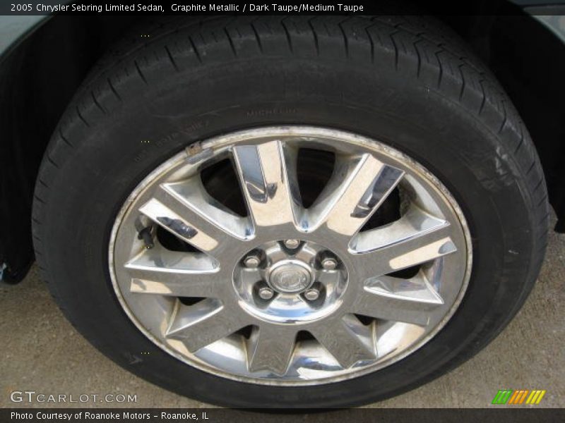 Graphite Metallic / Dark Taupe/Medium Taupe 2005 Chrysler Sebring Limited Sedan