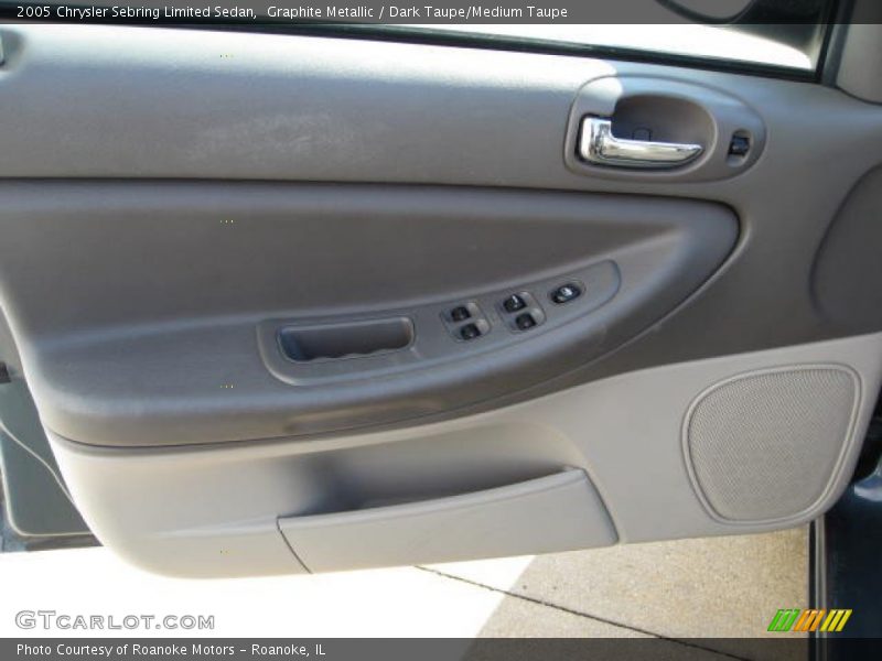 Graphite Metallic / Dark Taupe/Medium Taupe 2005 Chrysler Sebring Limited Sedan