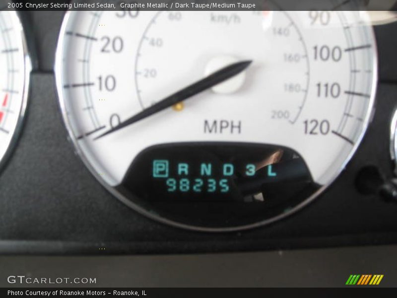 Graphite Metallic / Dark Taupe/Medium Taupe 2005 Chrysler Sebring Limited Sedan