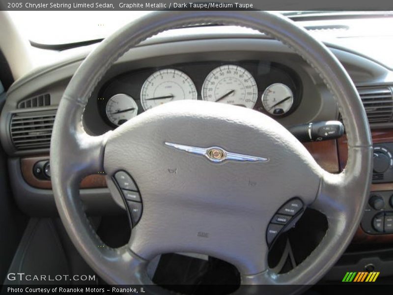 Graphite Metallic / Dark Taupe/Medium Taupe 2005 Chrysler Sebring Limited Sedan