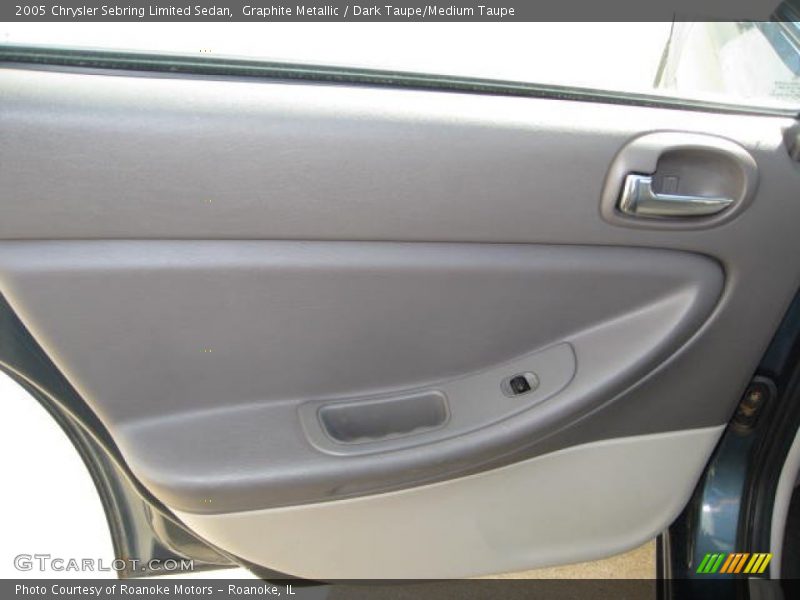Graphite Metallic / Dark Taupe/Medium Taupe 2005 Chrysler Sebring Limited Sedan