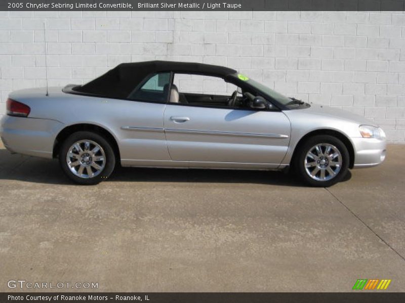 Brilliant Silver Metallic / Light Taupe 2005 Chrysler Sebring Limited Convertible