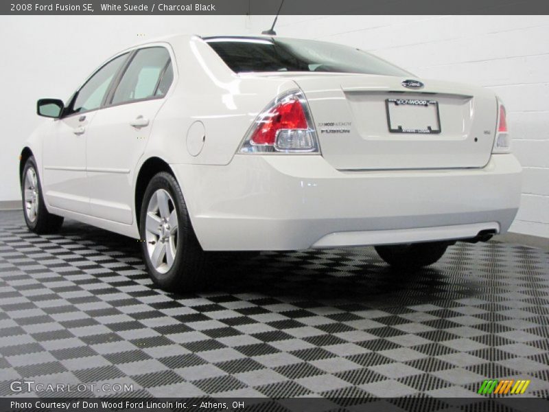 White Suede / Charcoal Black 2008 Ford Fusion SE