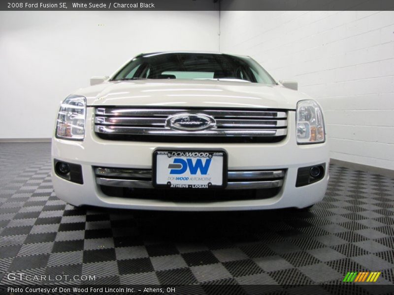 White Suede / Charcoal Black 2008 Ford Fusion SE