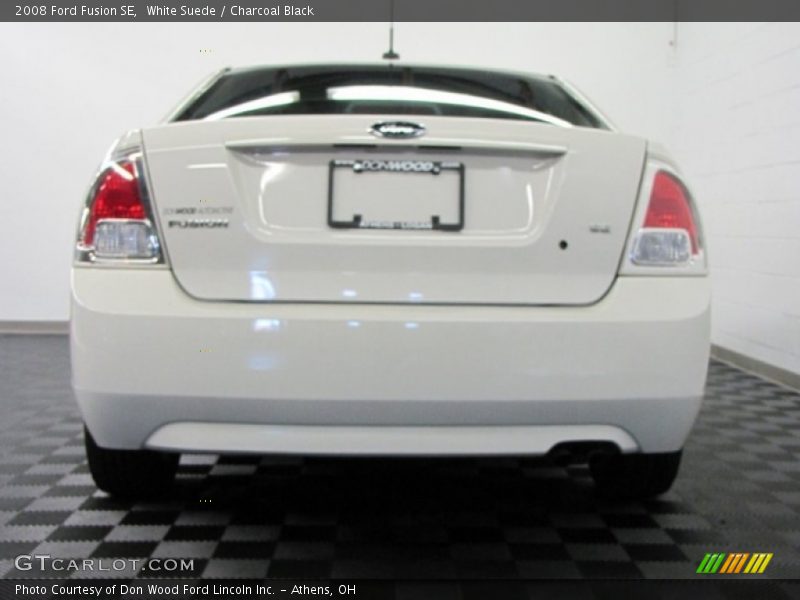 White Suede / Charcoal Black 2008 Ford Fusion SE