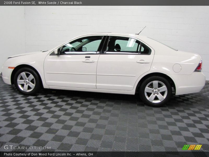 White Suede / Charcoal Black 2008 Ford Fusion SE