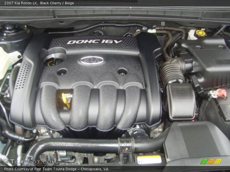 Black Cherry / Beige 2007 Kia Rondo LX