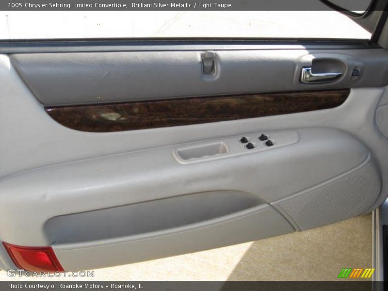 Brilliant Silver Metallic / Light Taupe 2005 Chrysler Sebring Limited Convertible