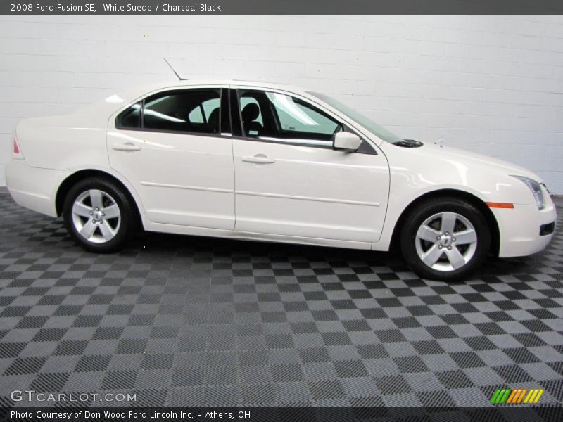 White Suede / Charcoal Black 2008 Ford Fusion SE