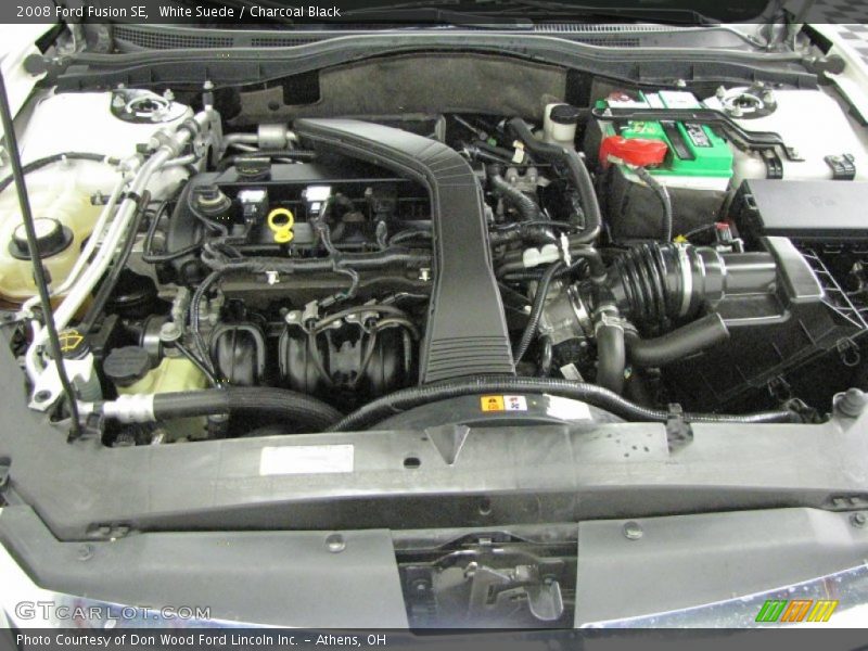 White Suede / Charcoal Black 2008 Ford Fusion SE