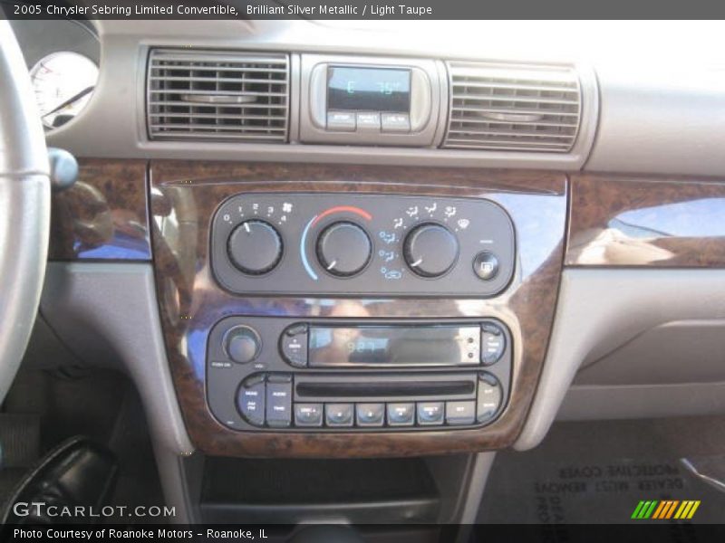Brilliant Silver Metallic / Light Taupe 2005 Chrysler Sebring Limited Convertible