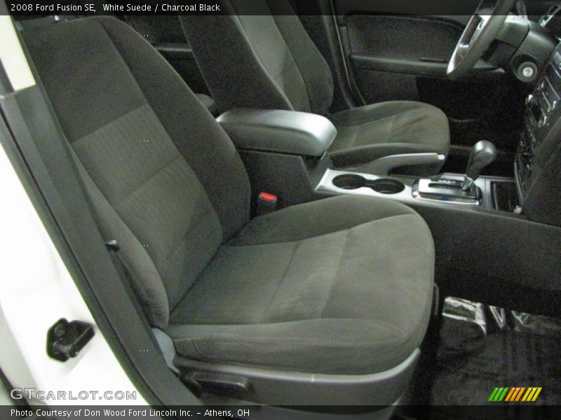 White Suede / Charcoal Black 2008 Ford Fusion SE