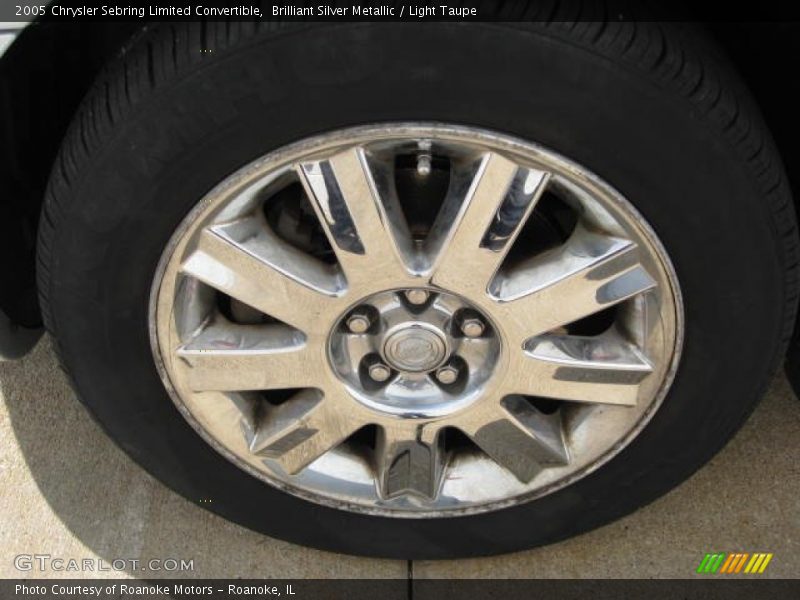 Brilliant Silver Metallic / Light Taupe 2005 Chrysler Sebring Limited Convertible