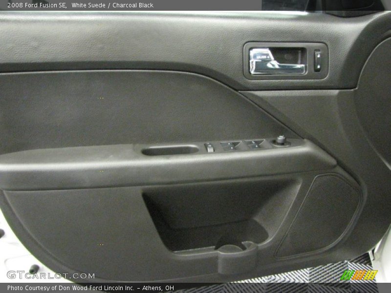 White Suede / Charcoal Black 2008 Ford Fusion SE