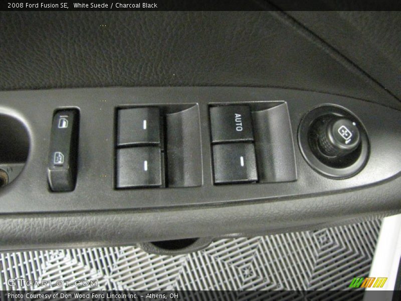 White Suede / Charcoal Black 2008 Ford Fusion SE