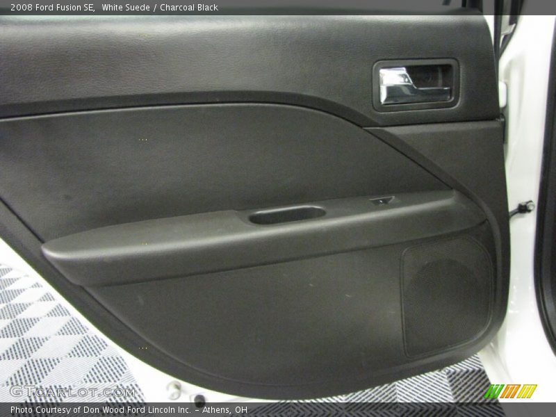 White Suede / Charcoal Black 2008 Ford Fusion SE