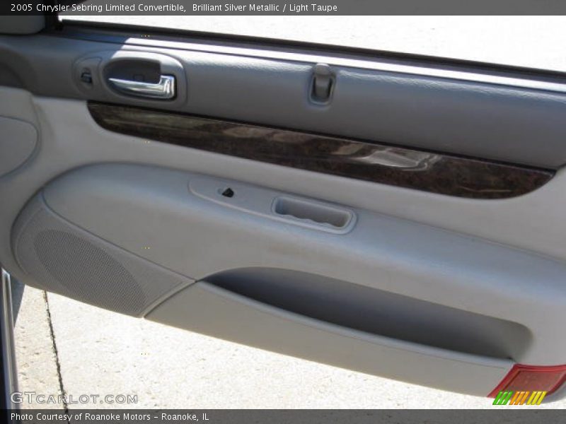 Brilliant Silver Metallic / Light Taupe 2005 Chrysler Sebring Limited Convertible
