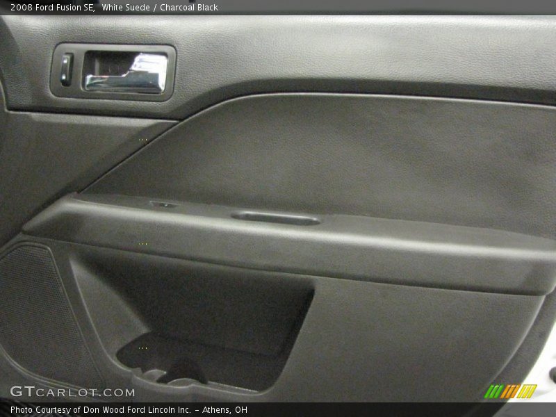 White Suede / Charcoal Black 2008 Ford Fusion SE