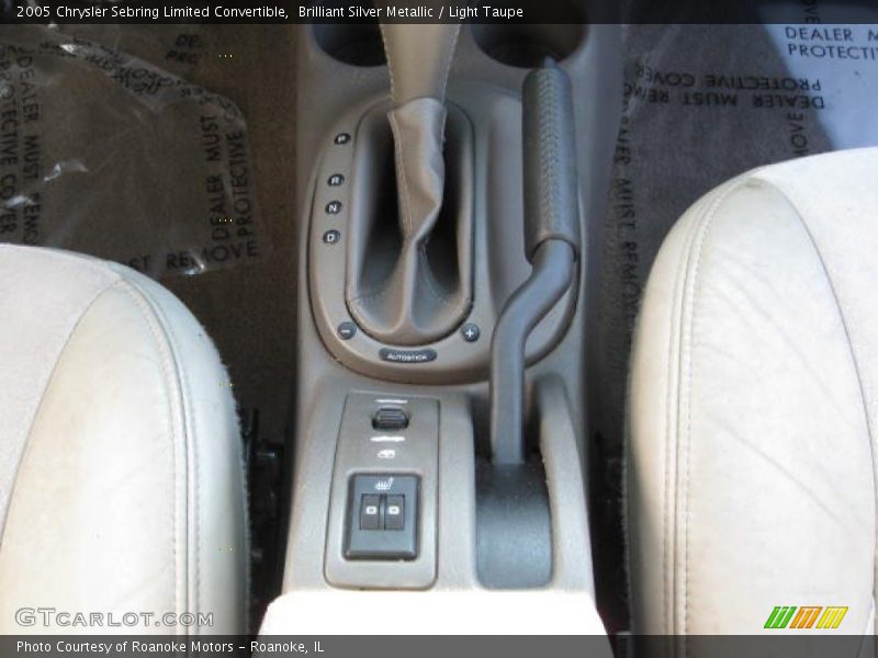 Brilliant Silver Metallic / Light Taupe 2005 Chrysler Sebring Limited Convertible