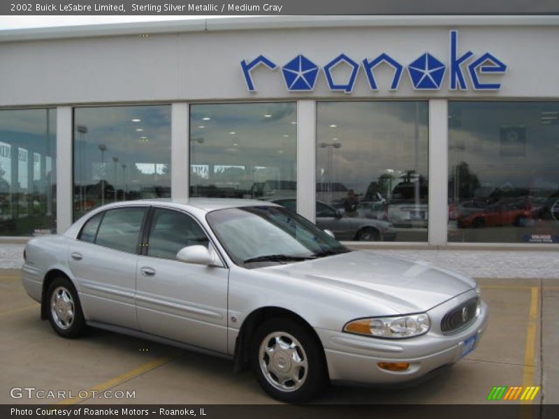 Sterling Silver Metallic / Medium Gray 2002 Buick LeSabre Limited