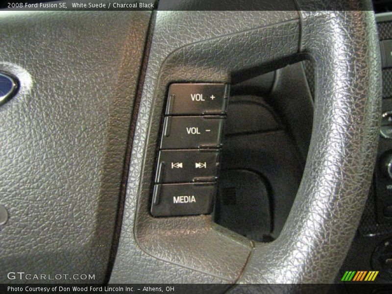 White Suede / Charcoal Black 2008 Ford Fusion SE