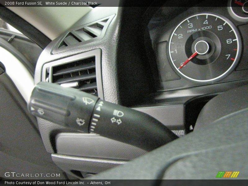White Suede / Charcoal Black 2008 Ford Fusion SE