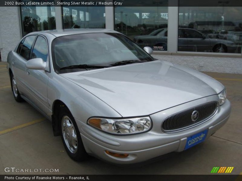 Sterling Silver Metallic / Medium Gray 2002 Buick LeSabre Limited