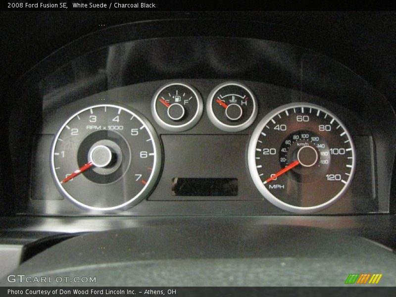 White Suede / Charcoal Black 2008 Ford Fusion SE