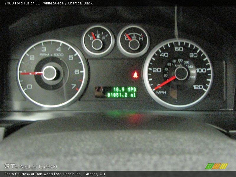 White Suede / Charcoal Black 2008 Ford Fusion SE