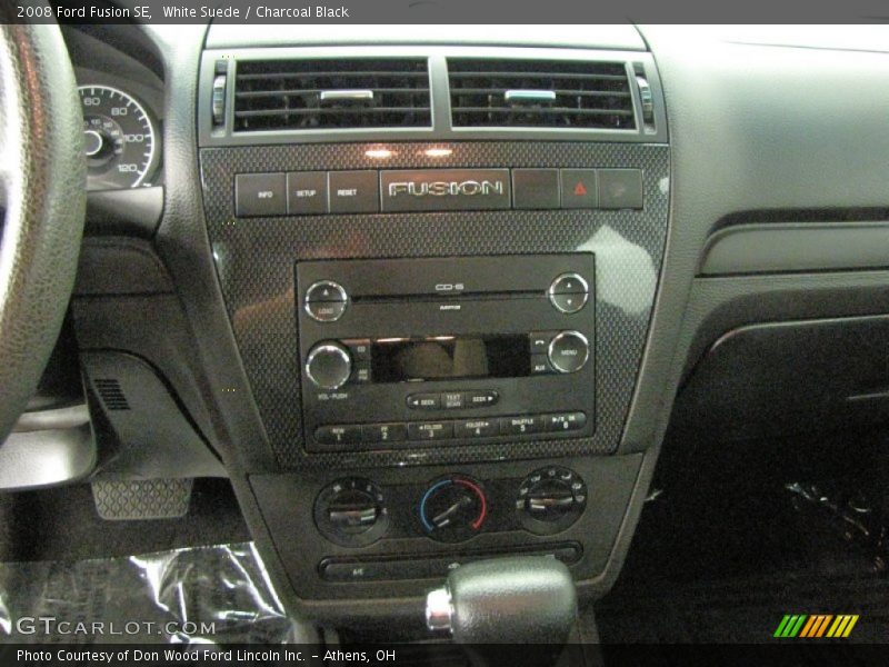 White Suede / Charcoal Black 2008 Ford Fusion SE