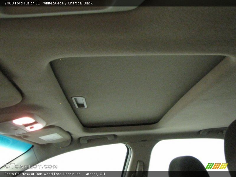 White Suede / Charcoal Black 2008 Ford Fusion SE