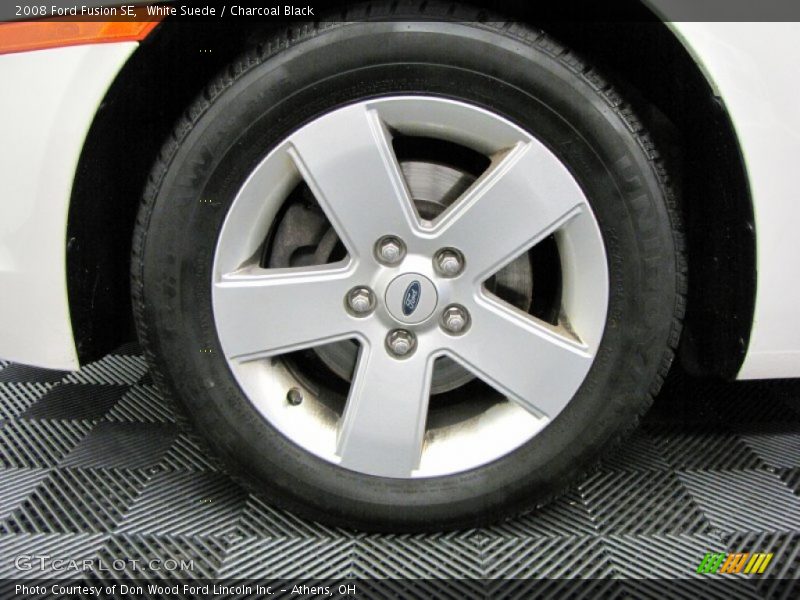 White Suede / Charcoal Black 2008 Ford Fusion SE