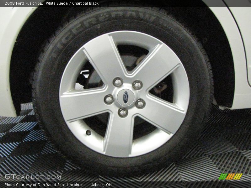 White Suede / Charcoal Black 2008 Ford Fusion SE