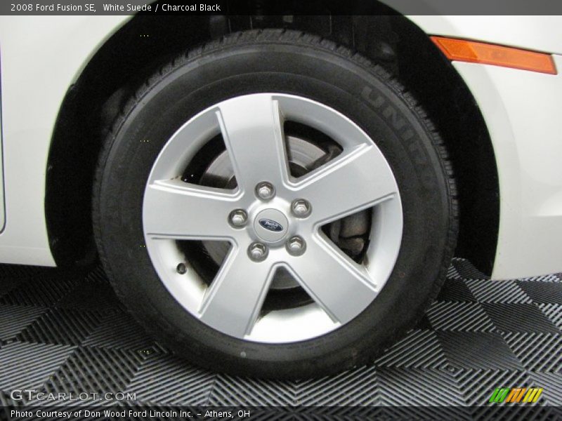 White Suede / Charcoal Black 2008 Ford Fusion SE
