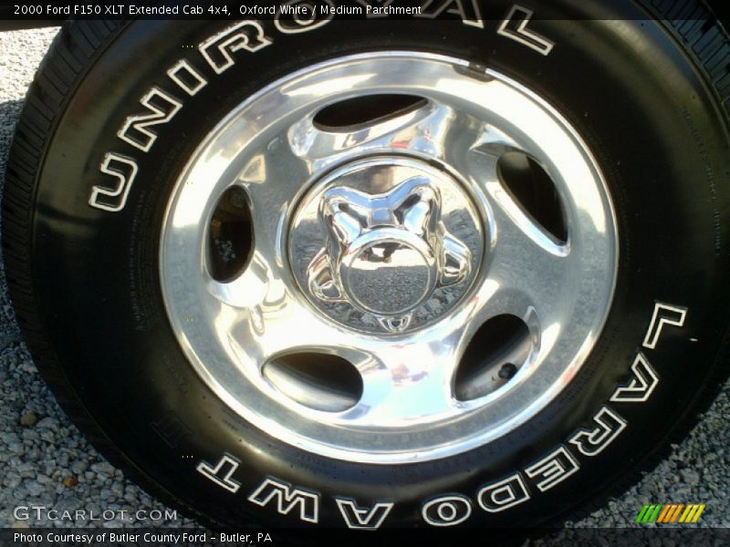 Oxford White / Medium Parchment 2000 Ford F150 XLT Extended Cab 4x4