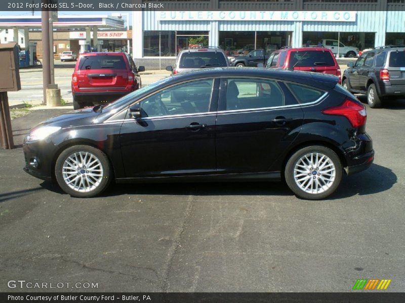 Black / Charcoal Black 2012 Ford Focus SEL 5-Door