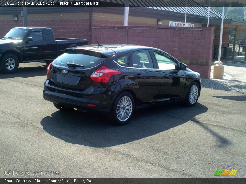 Black / Charcoal Black 2012 Ford Focus SEL 5-Door