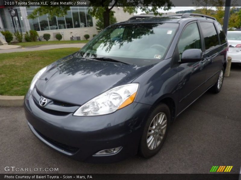 Slate Metallic / Stone 2010 Toyota Sienna XLE