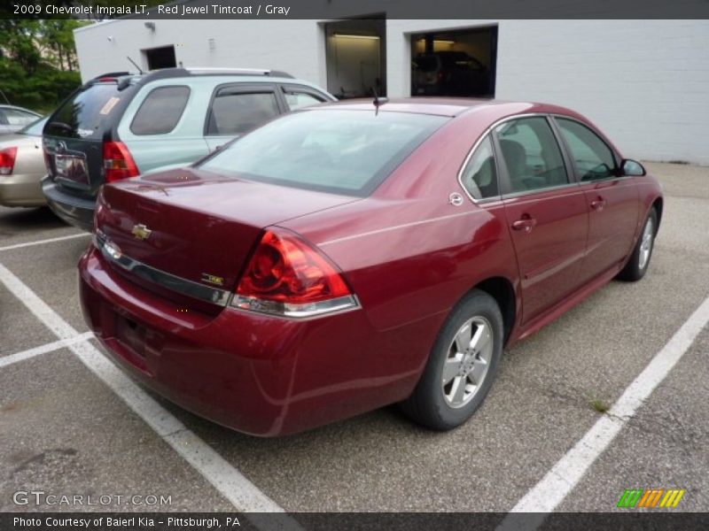 Red Jewel Tintcoat / Gray 2009 Chevrolet Impala LT