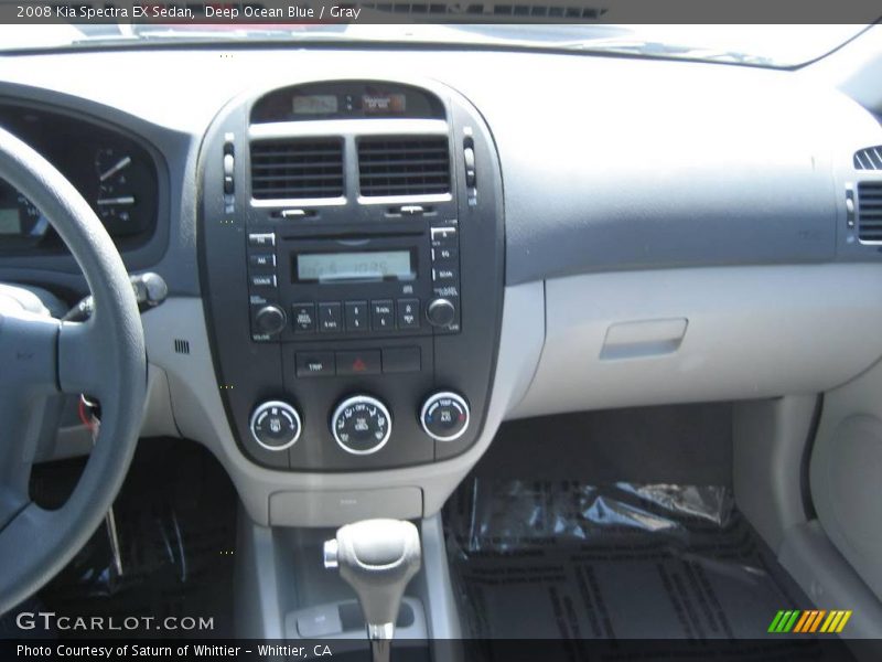 Deep Ocean Blue / Gray 2008 Kia Spectra EX Sedan