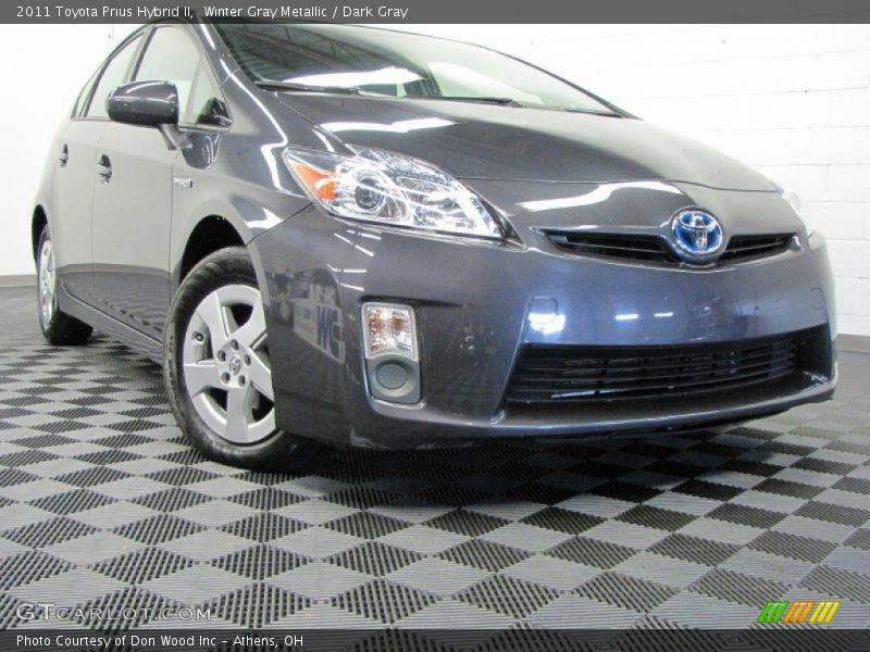 Winter Gray Metallic / Dark Gray 2011 Toyota Prius Hybrid II