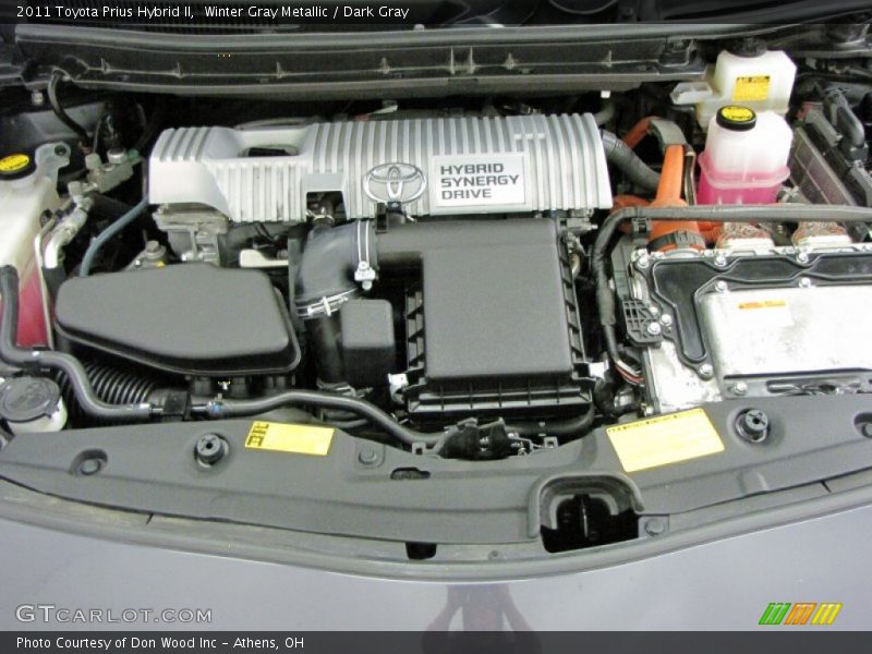 Winter Gray Metallic / Dark Gray 2011 Toyota Prius Hybrid II