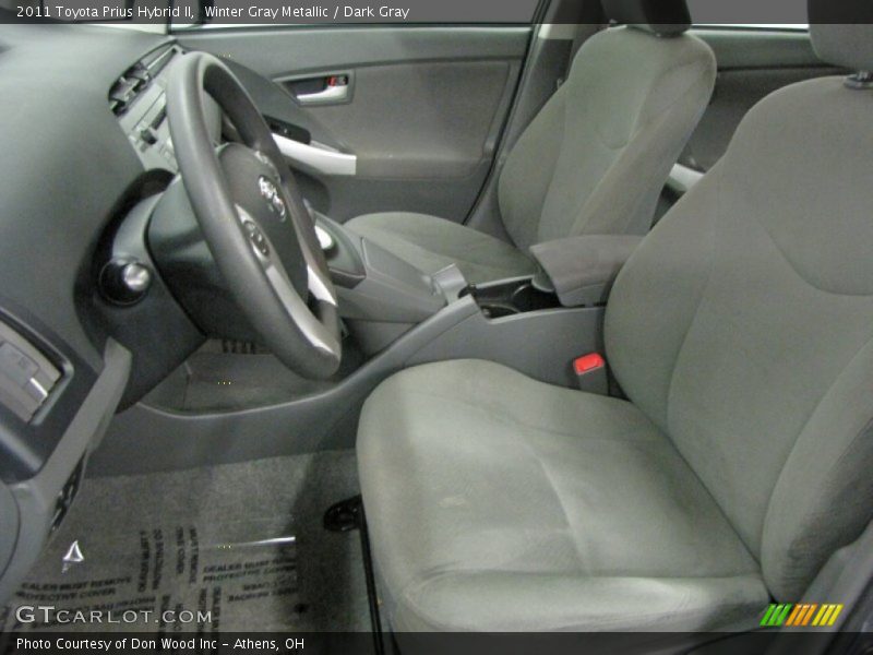 Winter Gray Metallic / Dark Gray 2011 Toyota Prius Hybrid II