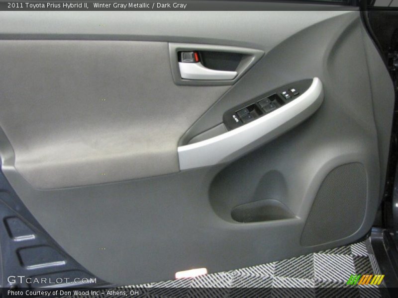 Winter Gray Metallic / Dark Gray 2011 Toyota Prius Hybrid II