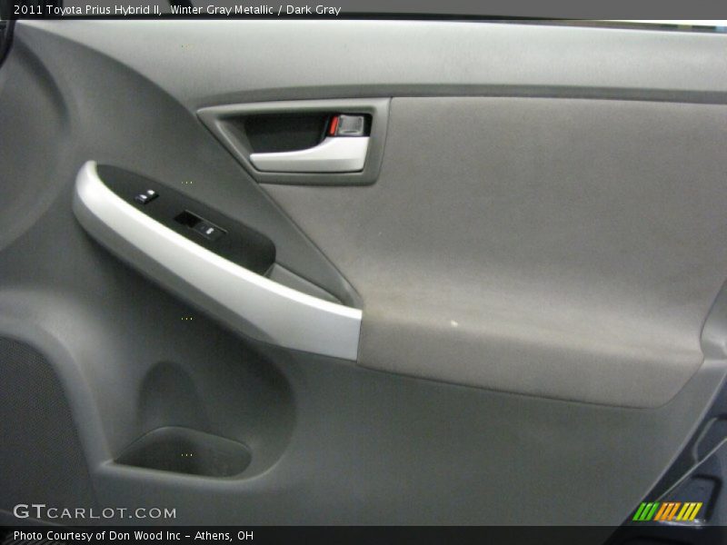 Winter Gray Metallic / Dark Gray 2011 Toyota Prius Hybrid II