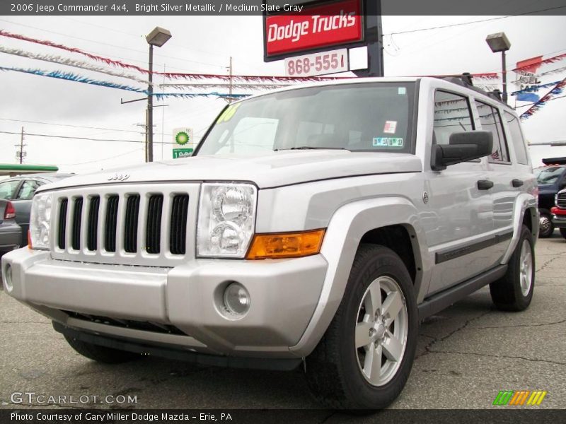 Bright Silver Metallic / Medium Slate Gray 2006 Jeep Commander 4x4